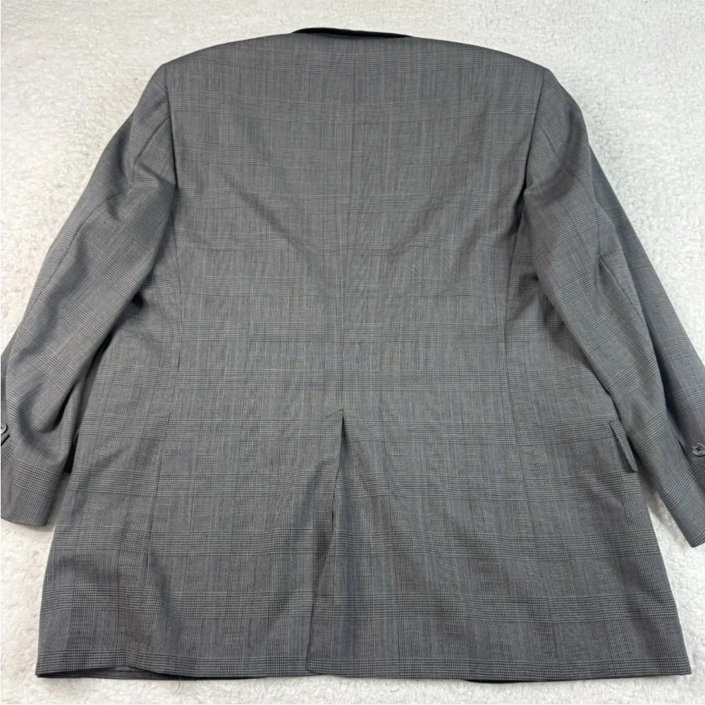 Vtg Brooks Brothers Blazer Plaid Wool‎ Sport Coat Jacket 41R USA Brown